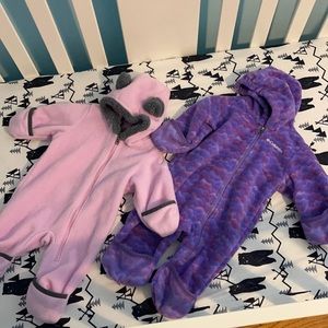 Columbia Baby fleece jumpers- set of two